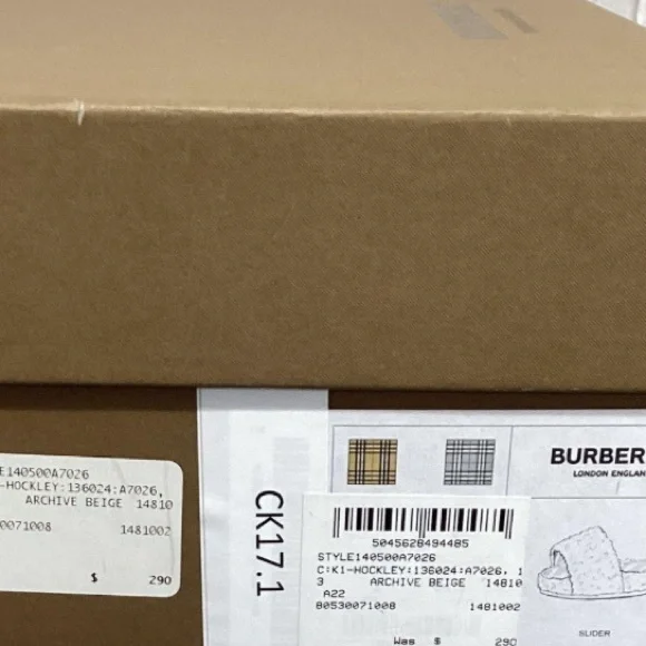 Burberry Hockley Faux Fur Slipper Sandal - Picture 4 of 9